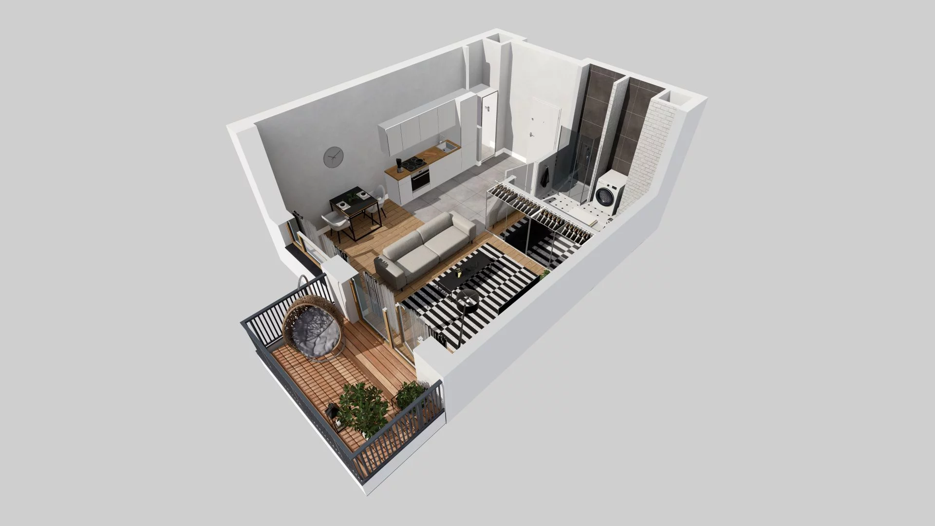 Apartament 32,19 m², parter, oferta nr A/19, Apartamenty Nad Rzeką, Wrocław, Stare Miasto, ul. Michalczyka 3
