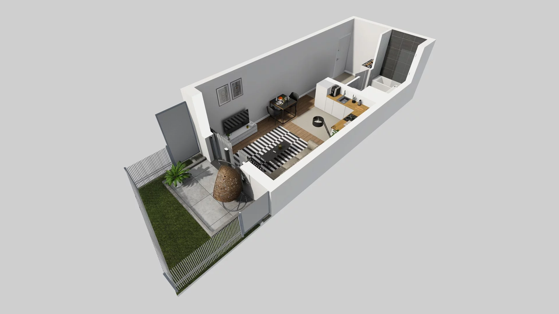 1 pokój, mieszkanie 30,50 m², parter, oferta nr B/18, Hubska 100, Wrocław, Huby, Krzyki, ul. Paczkowska