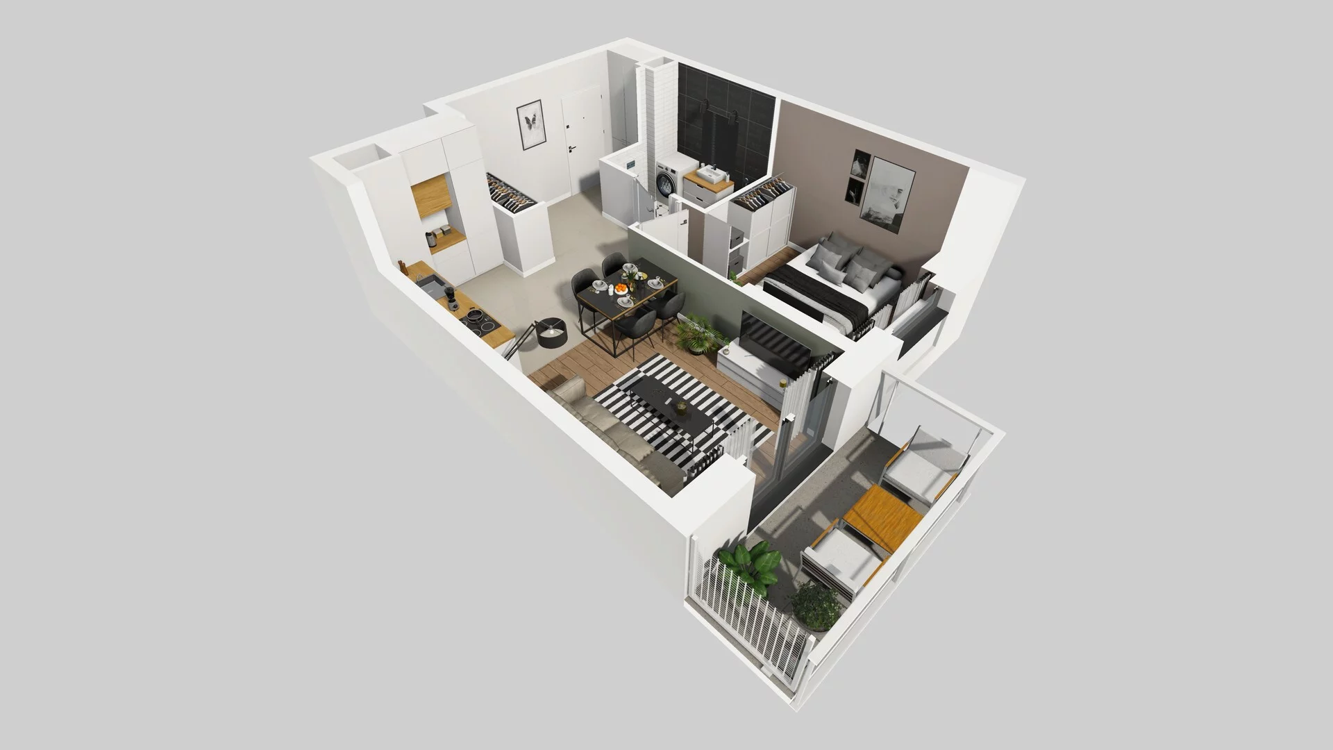 2 pokoje, mieszkanie 39,47 m², piętro 6, oferta nr A/40, Apartamenty nad Oławką, Wrocław, Przedmieście Oławskie, Krzyki, ul. Krakowska 98