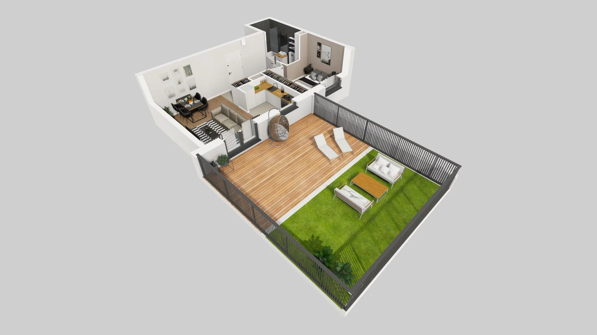 2 pokoje, mieszkanie 41,74 m², piętro 2, oferta nr B/92, Apartamenty nad Oławką 2, Wrocław, Przedmieście Oławskie, Krzyki, ul. Krakowska 98a