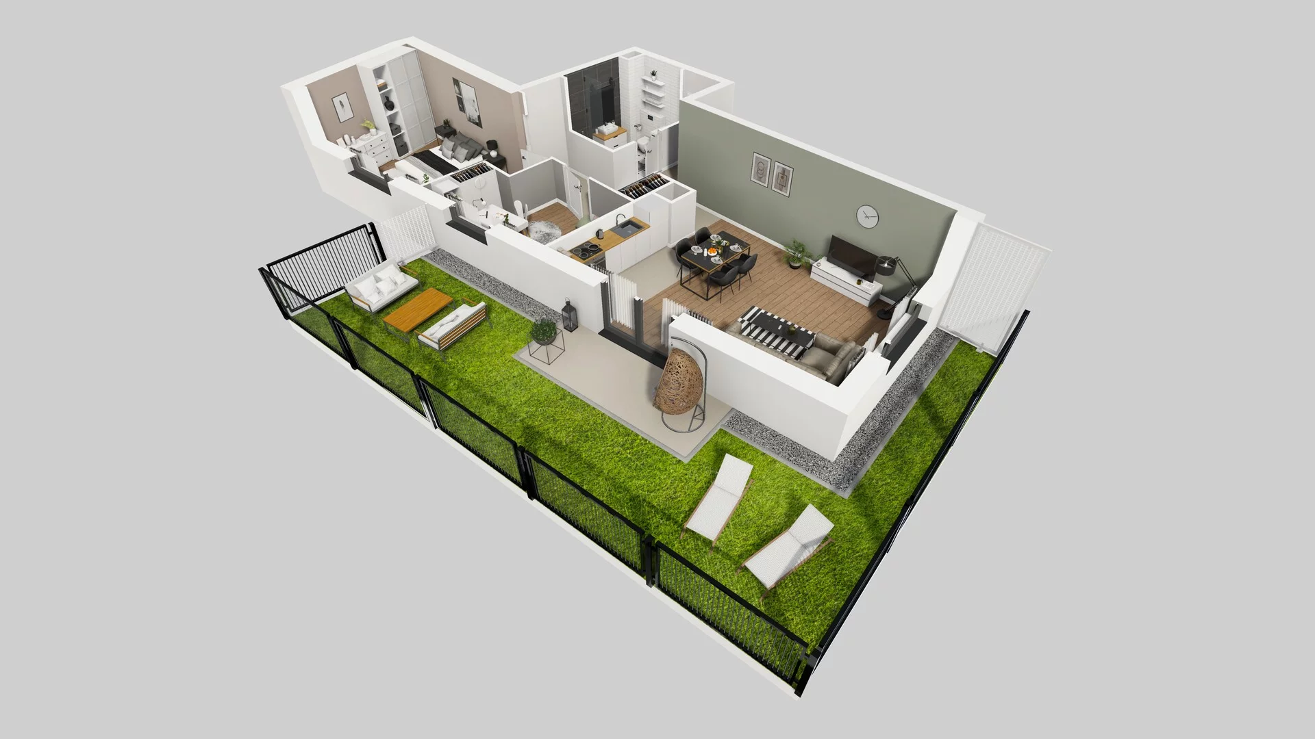 3 pokoje, mieszkanie 63,65 m², parter, oferta nr A/1, Apartamenty nad Oławką, Wrocław, Przedmieście Oławskie, Krzyki, ul. Krakowska 98