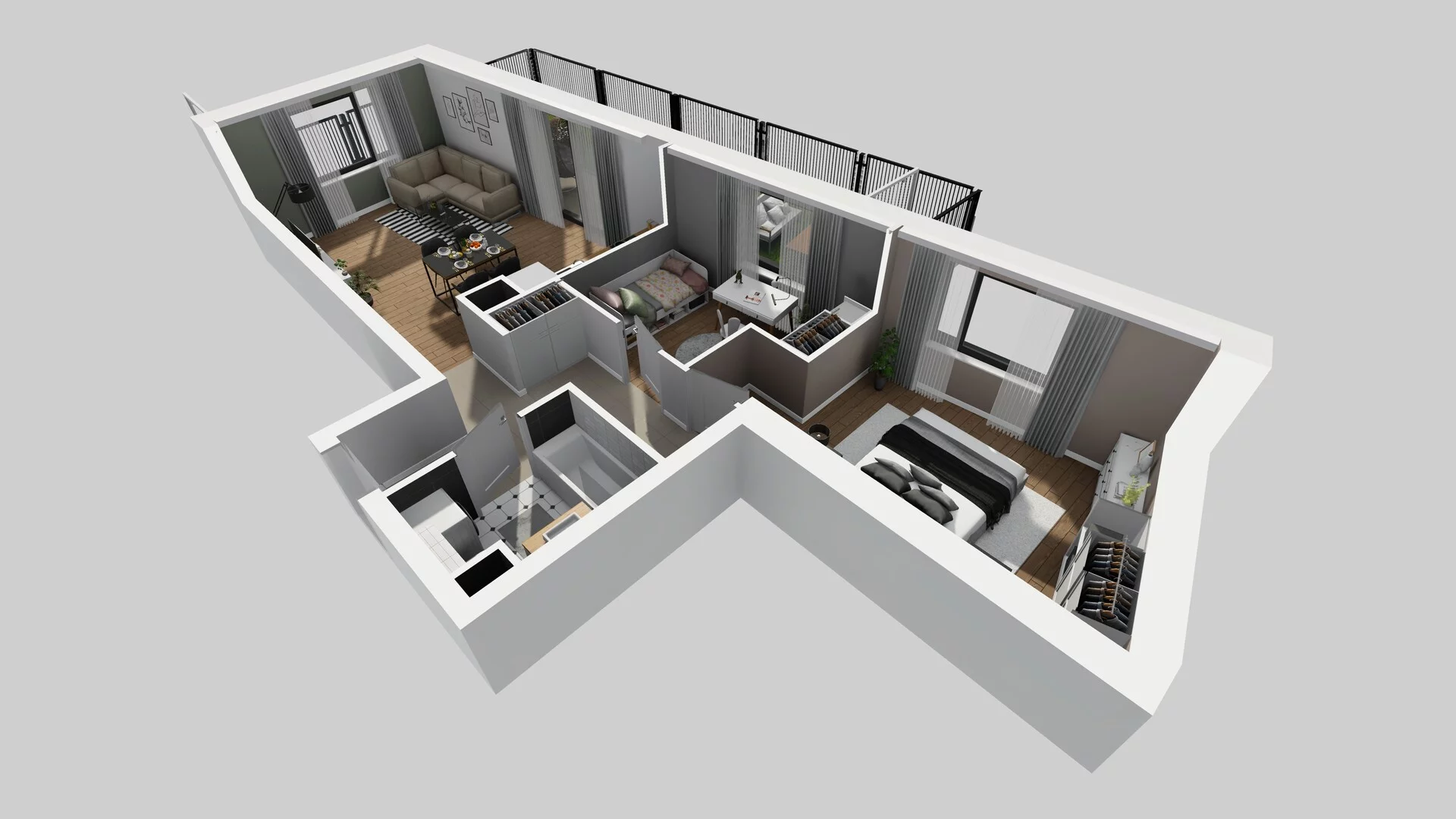3 pokoje, mieszkanie 63,65 m², parter, oferta nr A/1, Apartamenty nad Oławką, Wrocław, Przedmieście Oławskie, Krzyki, ul. Krakowska 98