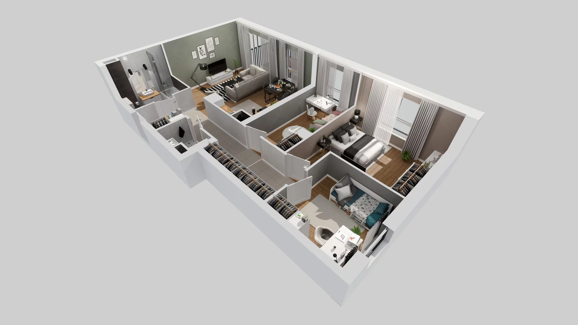 4 pokoje, mieszkanie 78,25 m², piętro 1, oferta nr B/111, Braniborska 80, Wrocław, Stare Miasto, ul. Braniborska 80