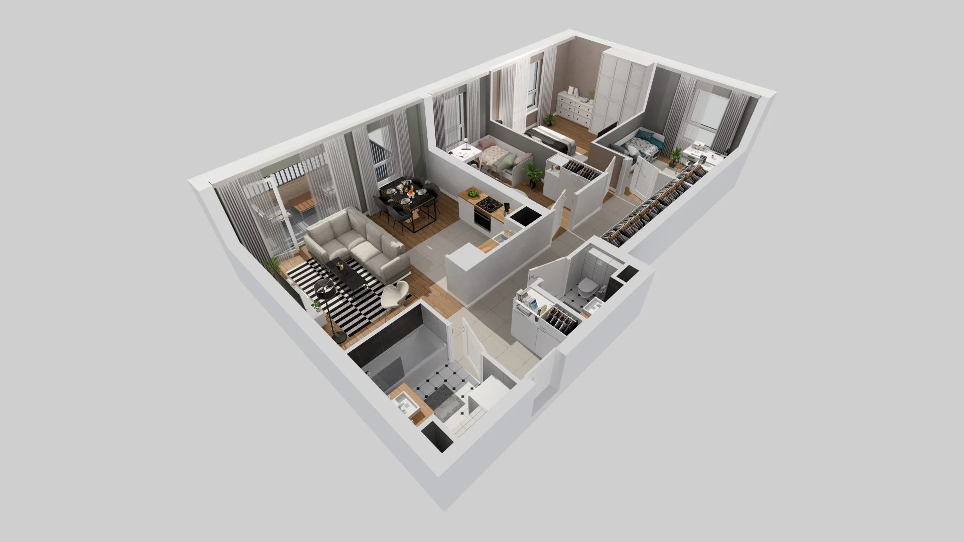 4 pokoje, mieszkanie 78,25 m², piętro 1, oferta nr B/111, Braniborska 80, Wrocław, Stare Miasto, ul. Braniborska 80
