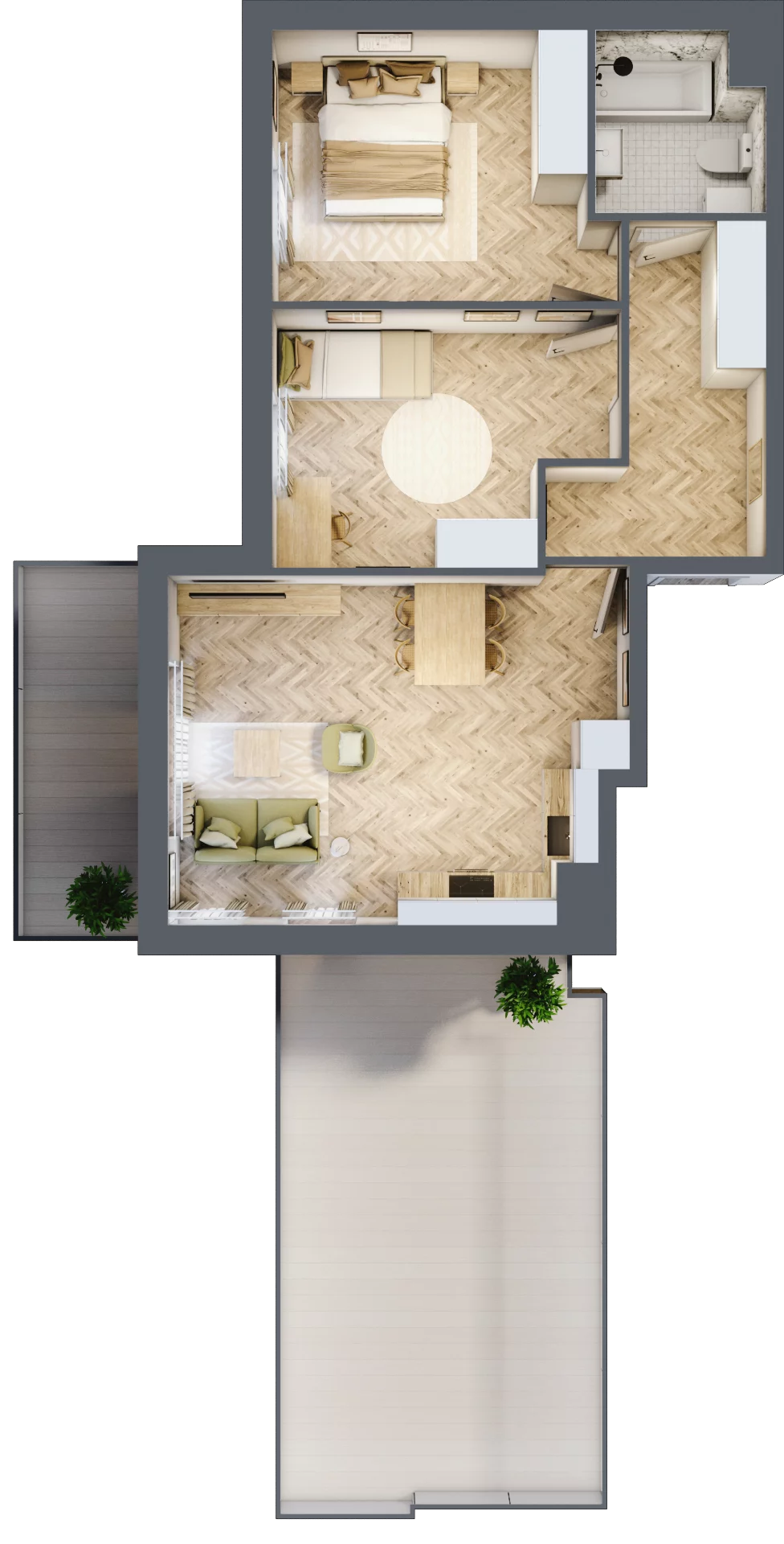 3 pokoje, mieszkanie 59,99 m², piętro 5, oferta nr Z9.53, Osiedle Zbytki, Warszawa, Białołęka, Nowodwory, ul. Zbytki 9