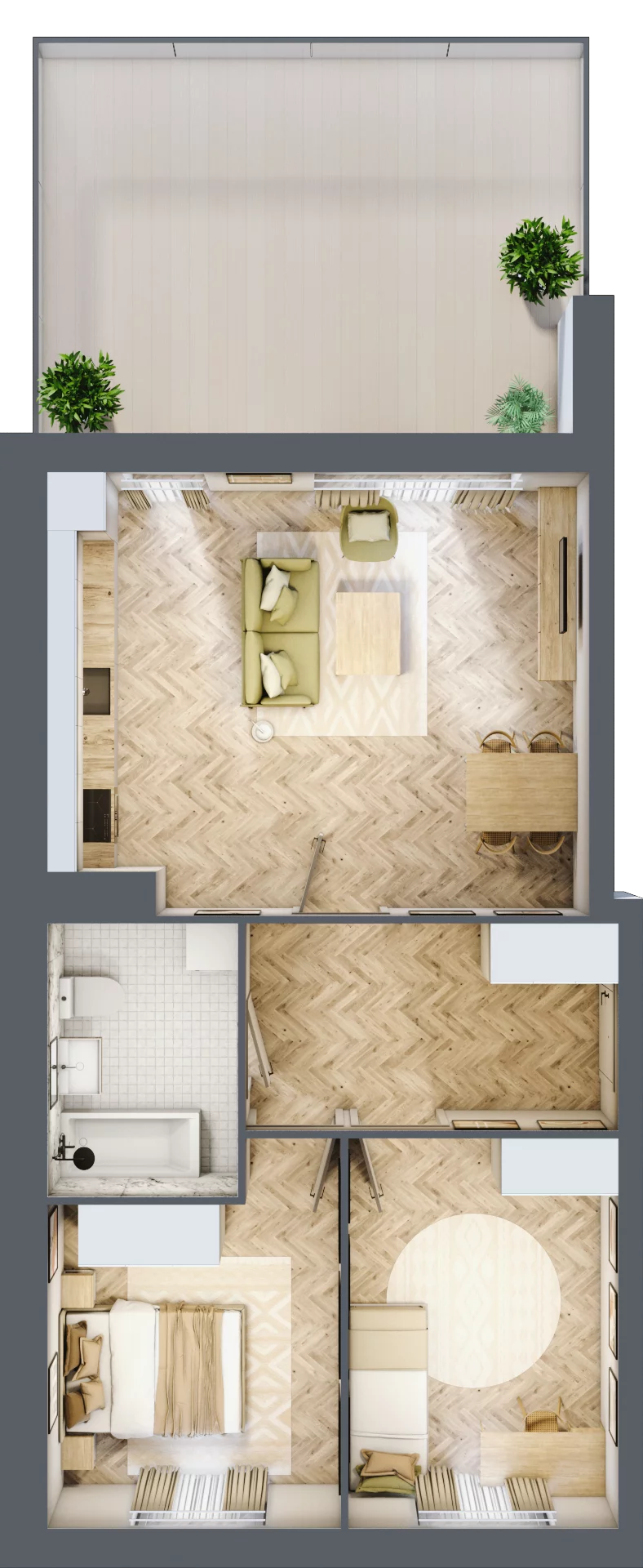 3 pokoje, mieszkanie 60,98 m², piętro 1, oferta nr R7.13, SIEDLCE, Rytla, Siedlce, ul. Aleksandra Rytla