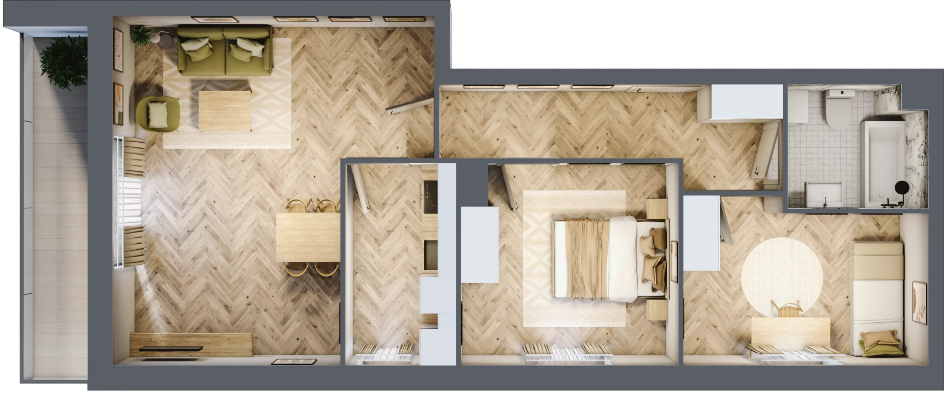3 pokoje, mieszkanie 65,21 m², piętro 4, oferta nr R9.20, SIEDLCE, Rytla, Siedlce, ul. Aleksandra Rytla
