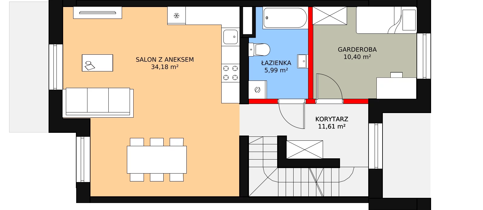 Apartament 119,14 m², piętro 1, oferta nr L_2, Apartamenty Vena, Zielonka, ul. Ossowska