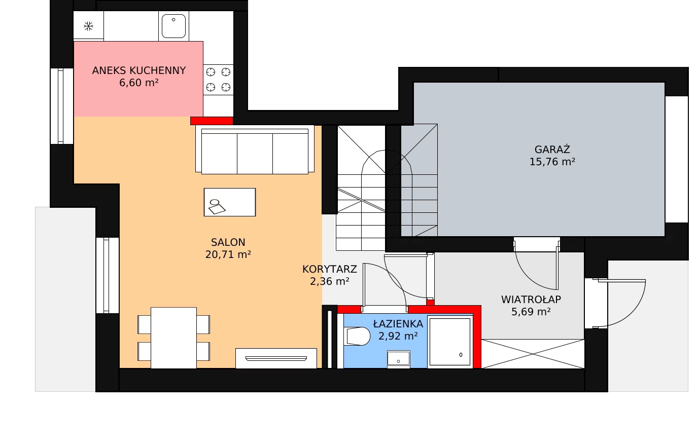 Apartament 109,59 m², parter, oferta nr A_1, Apartamenty Vena, Zielonka, ul. Ossowska