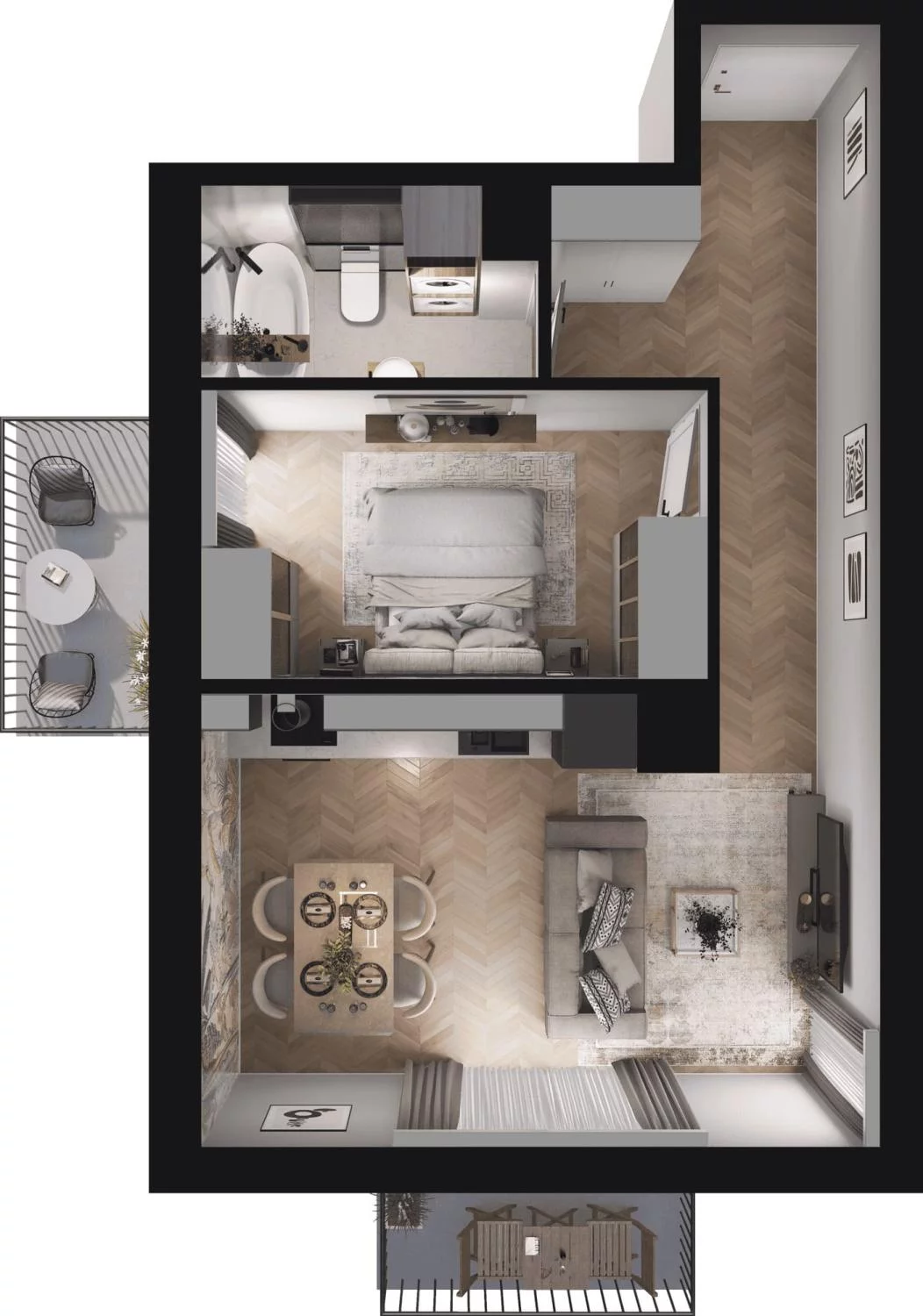 2 pokoje, mieszkanie 42,85 m², piętro 2, oferta nr M.2.33, Viva Piastów, Piastów, ul. Emilii Plater 13
