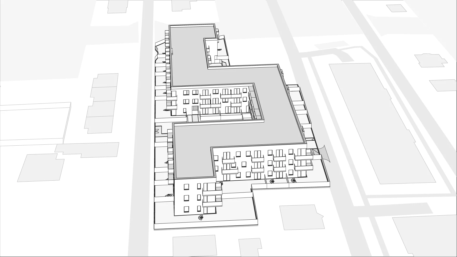 Wirtualna makieta 3D mieszkania 28.69 m², B.P1.28