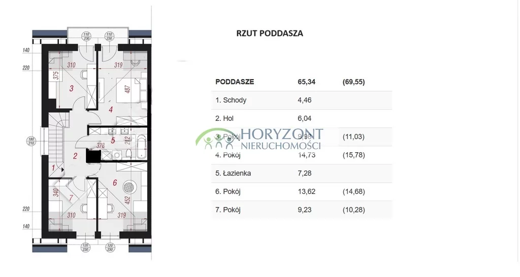 Dom i rezydencja 129,80 m², oferta nr , 1749/260/ODS, Borkowo