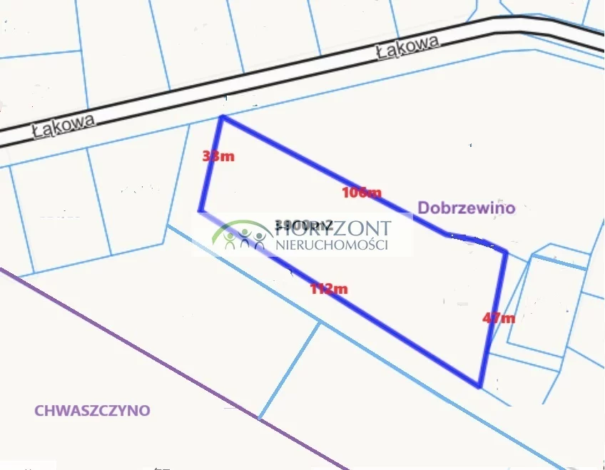 Działka 3 900,00 m², Dobrzewino, Sprzedaż