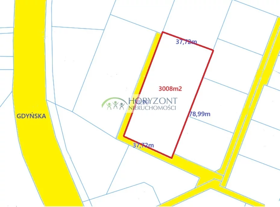 Działka 3 008,00 m², oferta nr , 5409/260/OGS, Żukowo