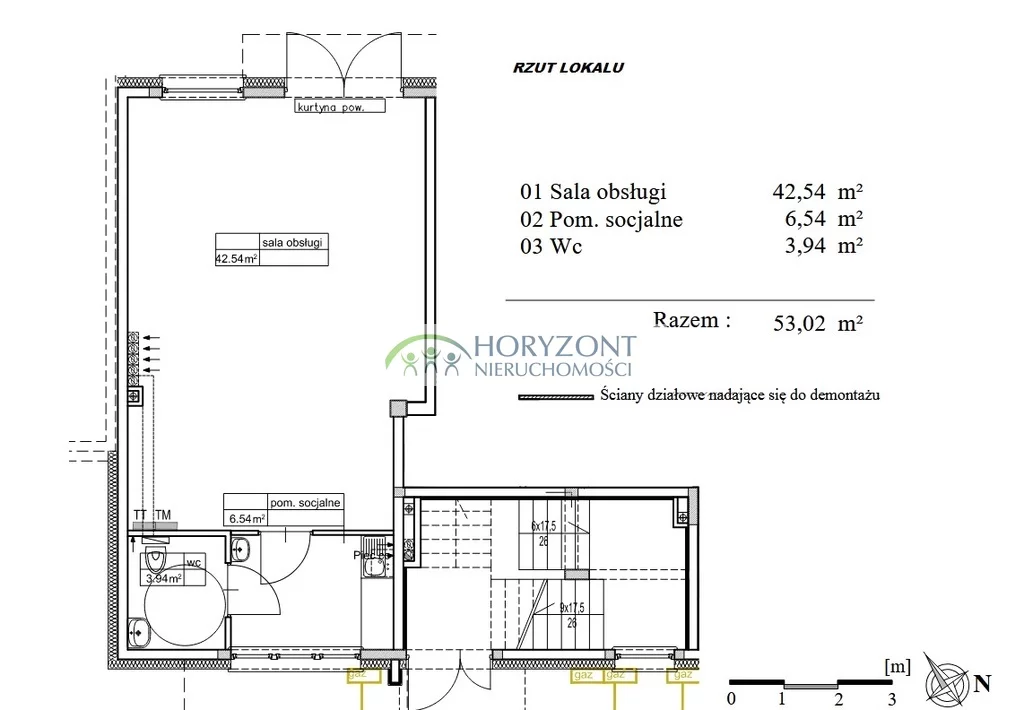 Lokal użytkowy 53,02 m², Pępowo, Wynajem