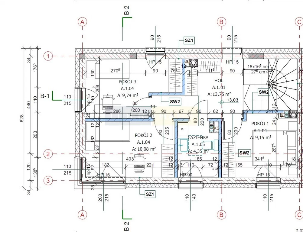 Dom 123,00 m², oferta nr , 6546/2145/ODS, Kiełpin