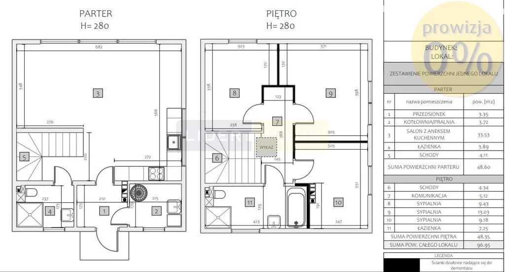 Dom 96,95 m², oferta nr , 6609/2145/ODS, Łomianki