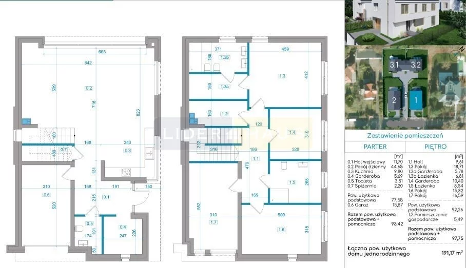 Dom 153,97 m², oferta nr , 6623/2145/ODS, Łomianki