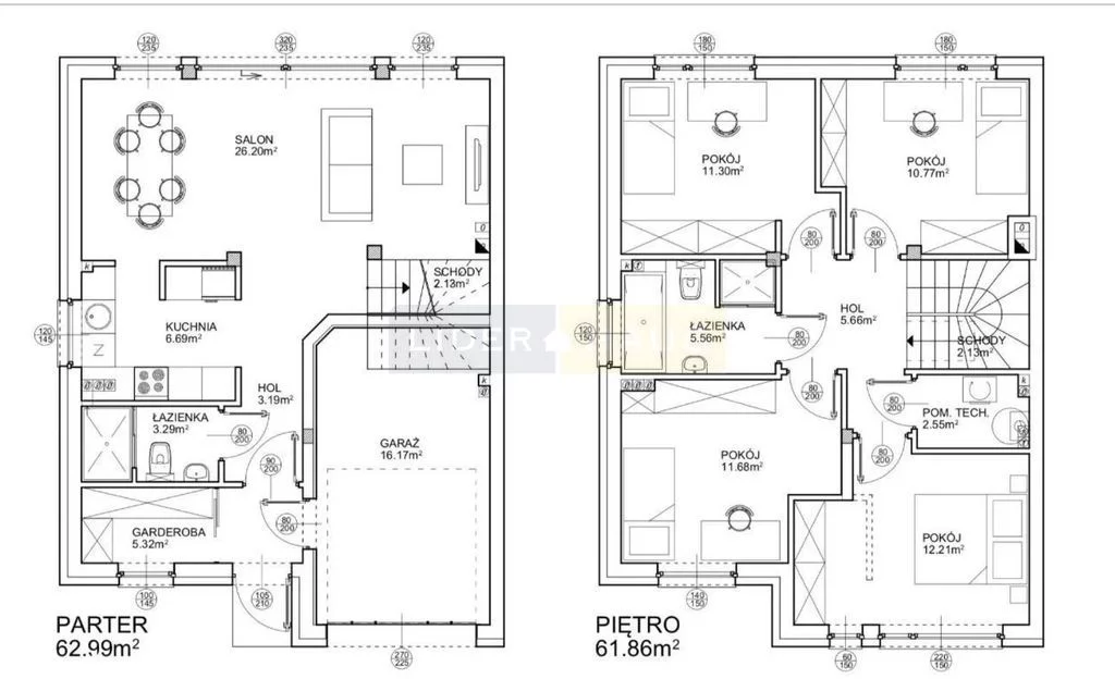Dom i rezydencja 125,00 m², oferta nr , 1654/2145/ODW, Łomianki
