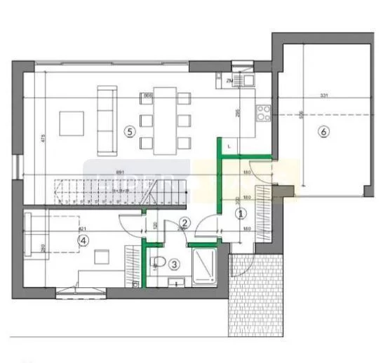 Dom 170,60 m², oferta nr , 6494/2145/ODS, Warszawa, Bielany, Bielany