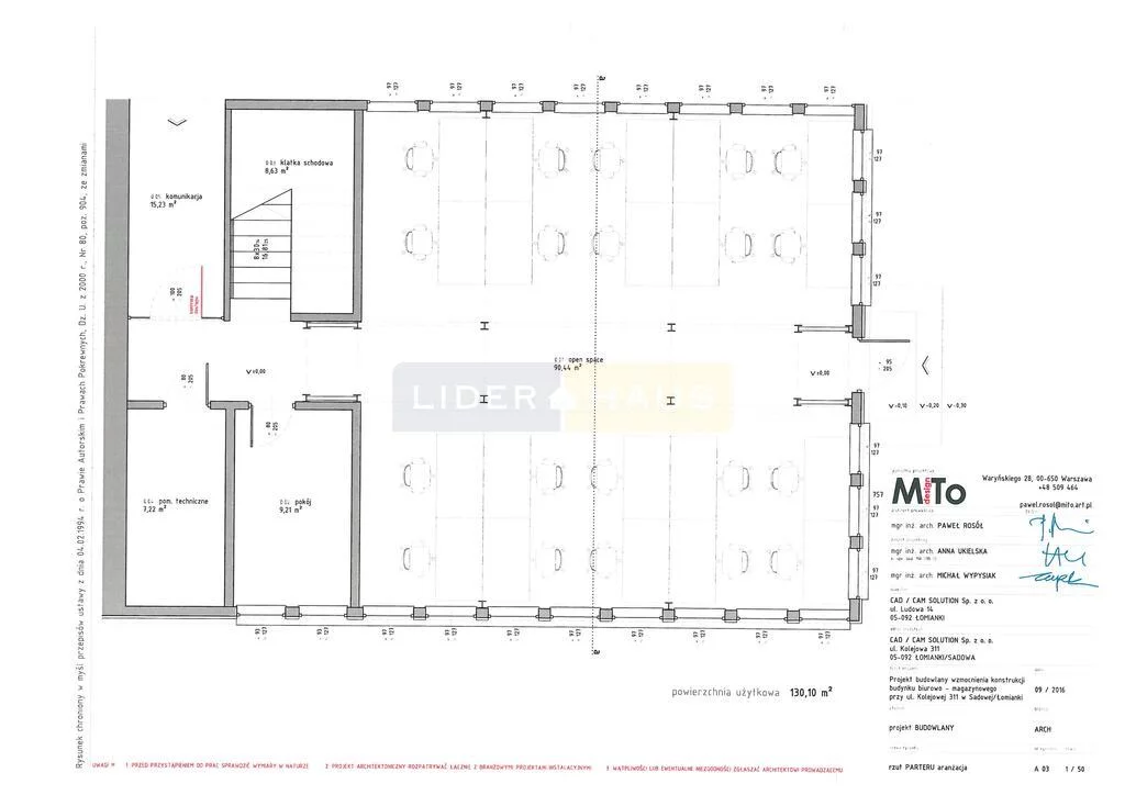 Biuro 200,00 m², oferta nr , 2180/2145/OLW, Łomianki