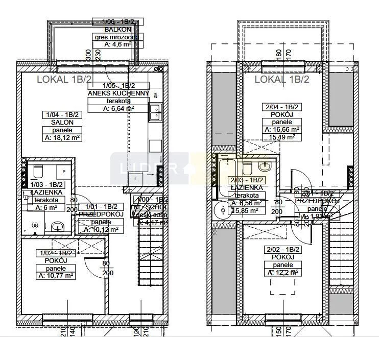 4 pokoje, mieszkanie 49,70 m², piętro 1, oferta nr , 2711/2145/OMS, Łomianki