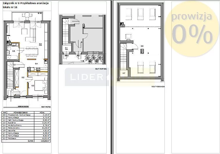 5 pokoi, mieszkanie 123,00 m², piętro 1, oferta nr , 2878/2145/OMS, Nasielsk