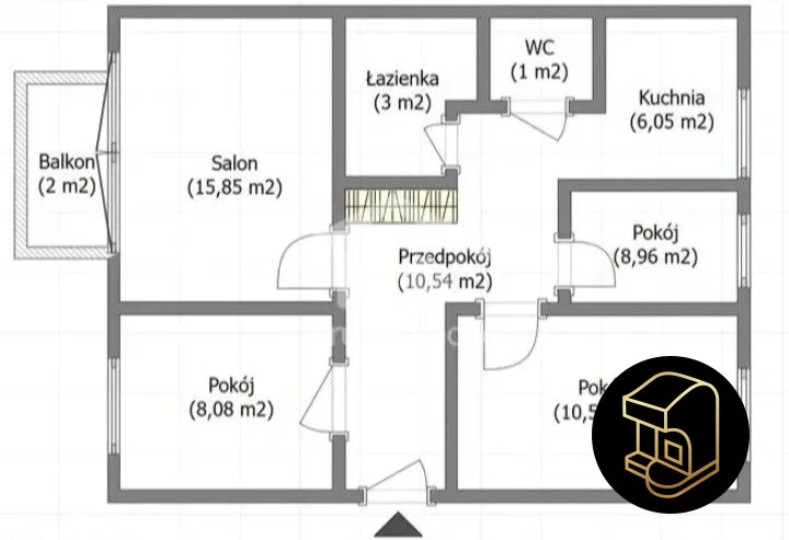 Mieszkanie czteropokojowe 64,00 m², Warszawa, Mokotów, Barcelońska, Sprzedaż