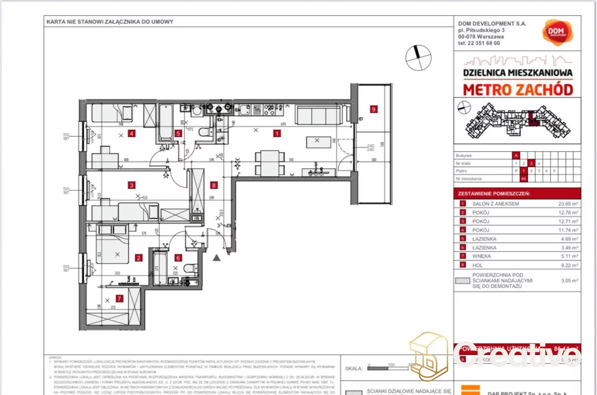 Apartamenty 2192/252177 Warszawa Bemowo Szeligowska