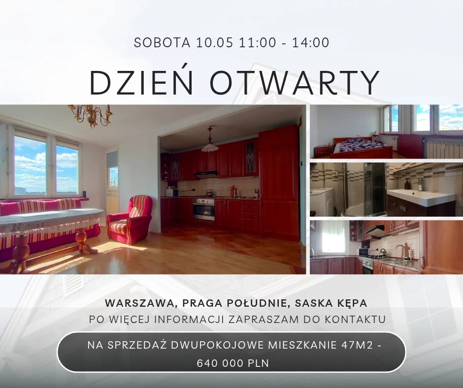 Stylowe 2-pokojowe mieszkanie po remoncie - Saska Kępa