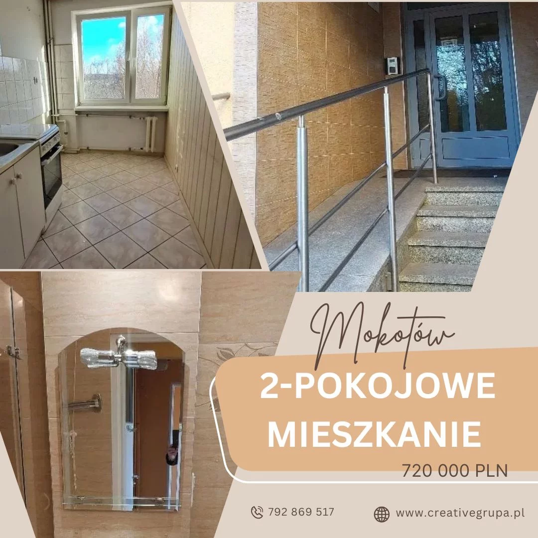 2 pokoje, mieszkanie 46,80 m², piętro 3, oferta nr , 2192/727164, Warszawa, Mokotów, Cieszyńska