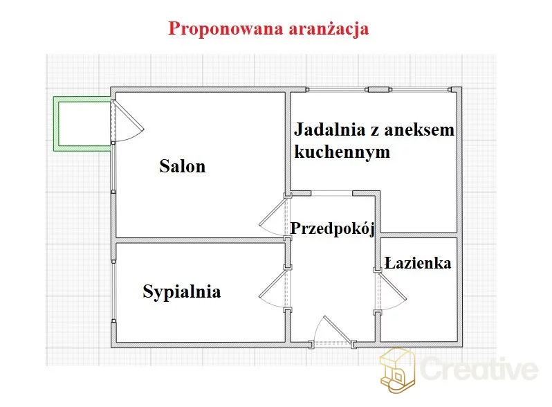 3 pokoje, mieszkanie 45,80 m², piętro 4, oferta nr , 10268382, Warszawa, Mokotów, Służew, Aleja Lotników