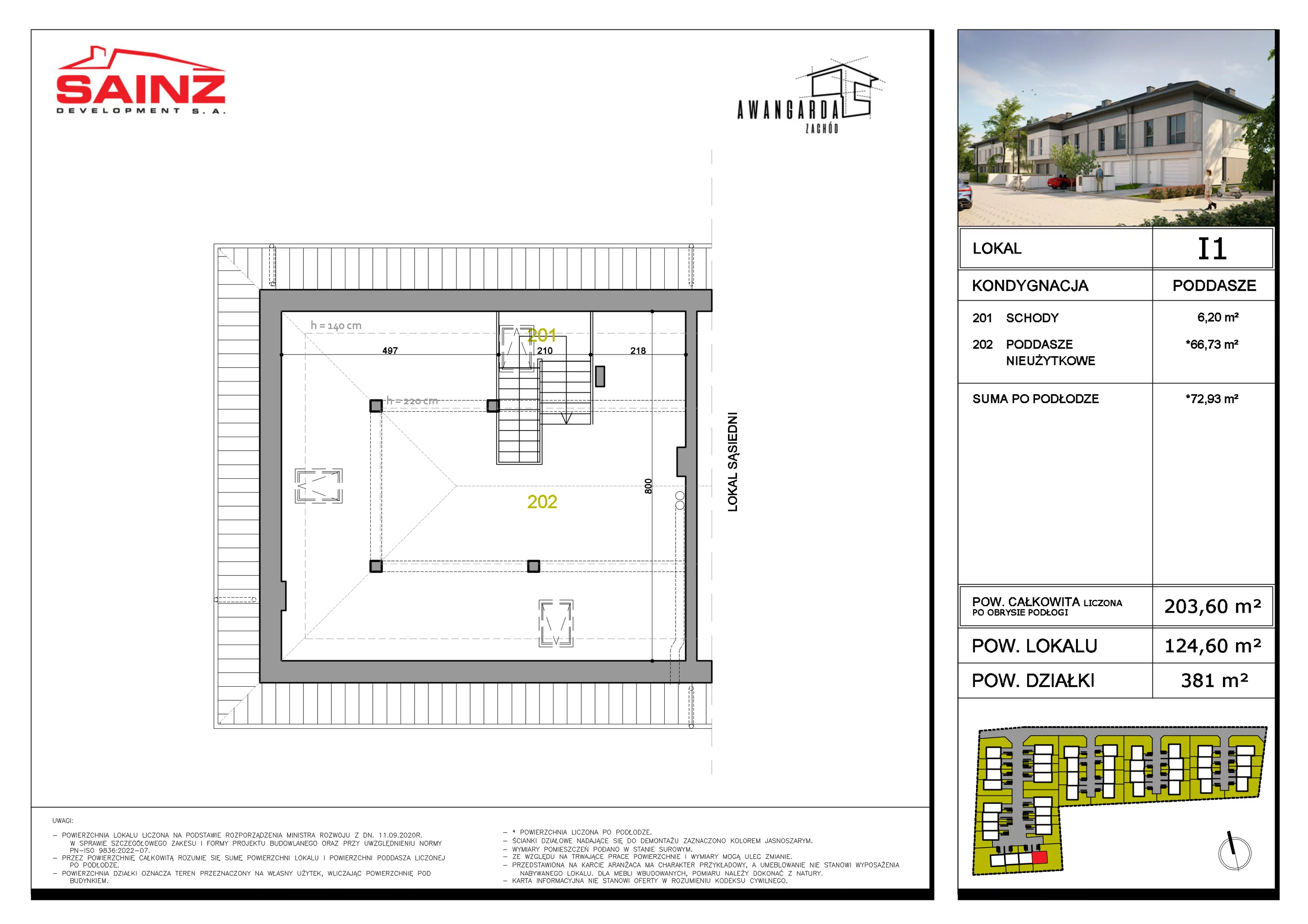 Dom 124,60 m², oferta nr I1, Awangarda Zachód, Bronisze, ul. Piastowska 34