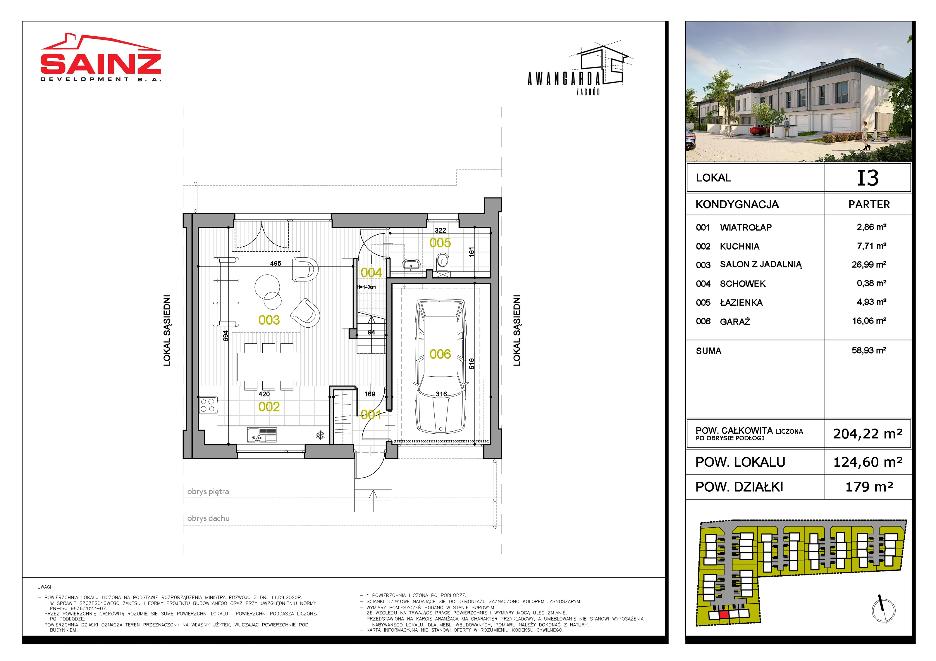 Dom 204,22 m², oferta nr I3, Awangarda Zachód, Bronisze, ul. Piastowska 34