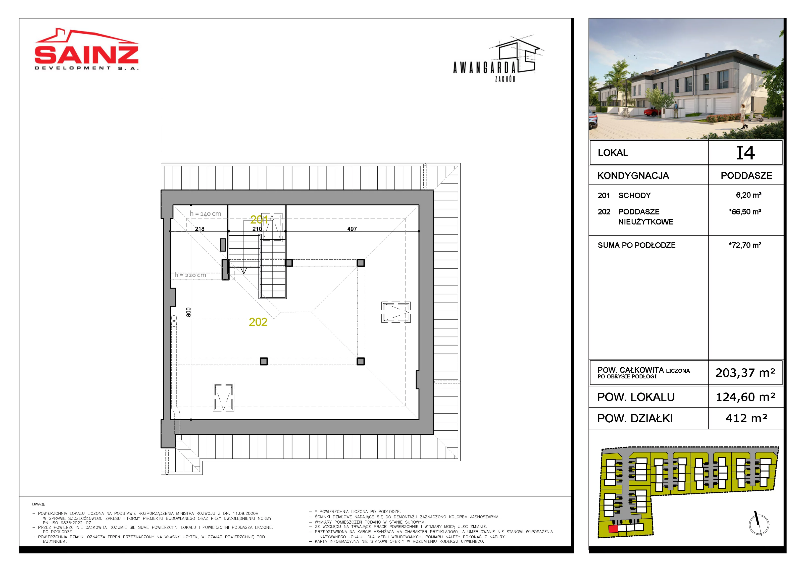 Dom 124,60 m², oferta nr I4, Awangarda Zachód, Bronisze, ul. Piastowska 34