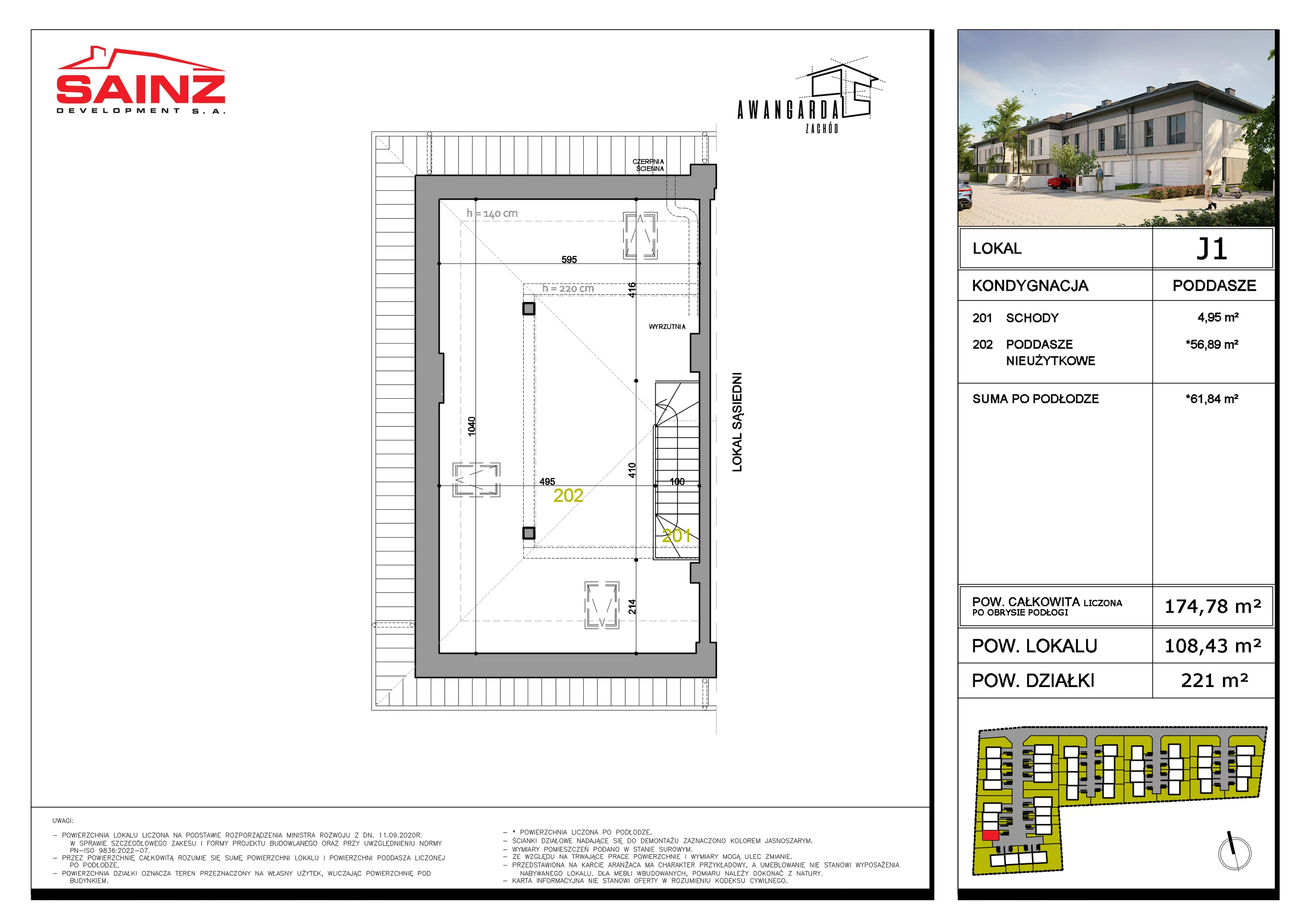 Dom 108,43 m², oferta nr J1, Awangarda Zachód, Bronisze, ul. Piastowska 34