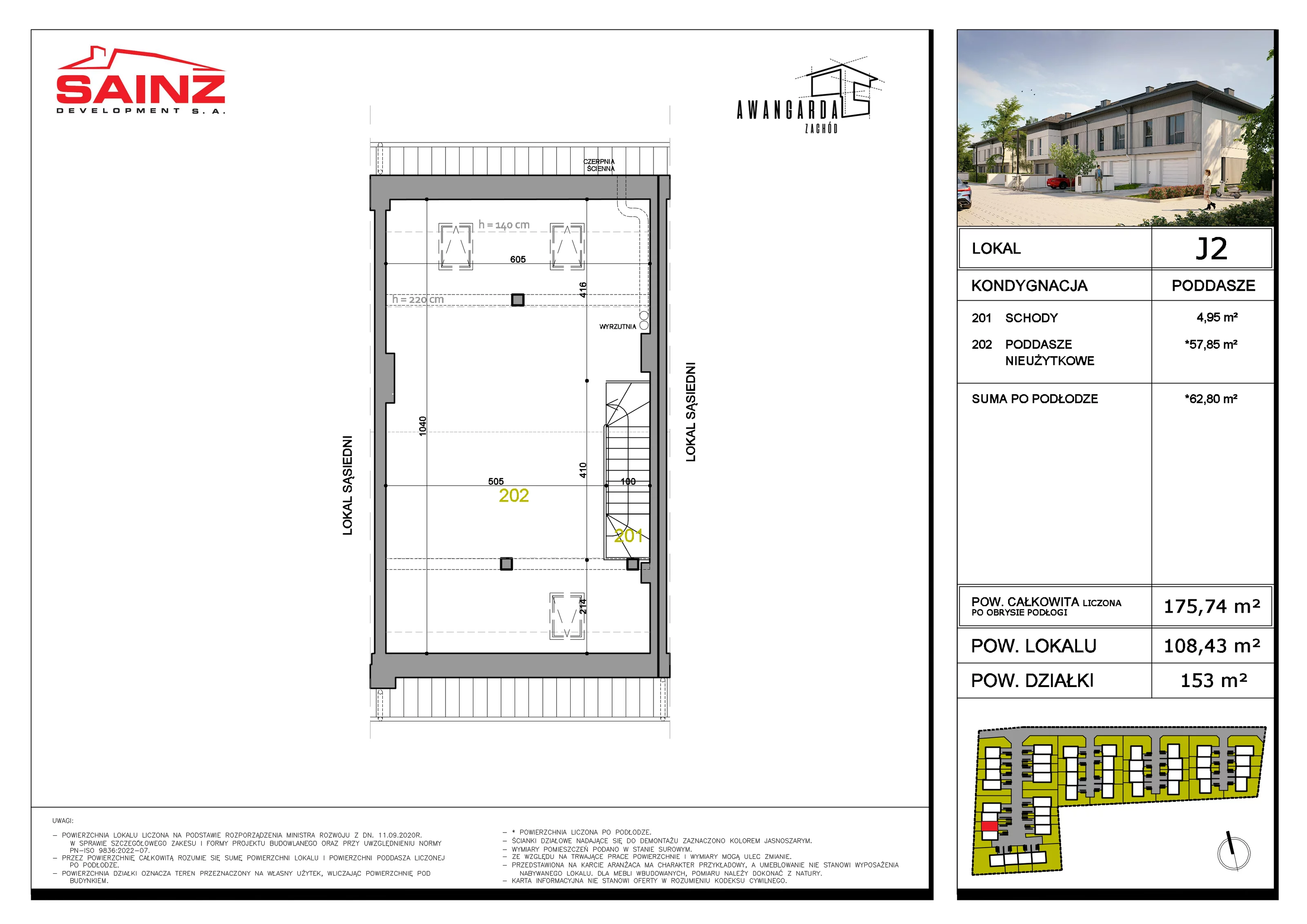 Dom 108,43 m², oferta nr J2, Awangarda Zachód, Bronisze, ul. Piastowska 34