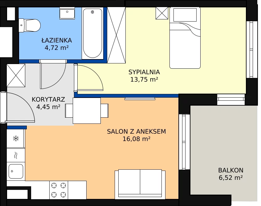 Zalety lokalu inwestycyjnego 40.03 m², 3_09