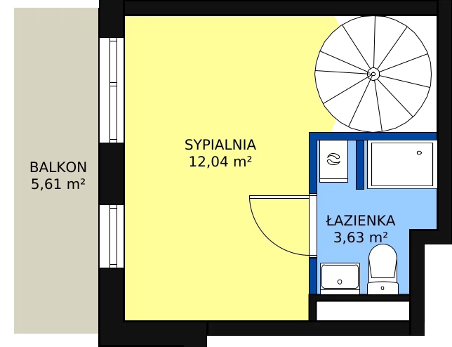 2 pokoje, mieszkanie 34,15 m², piętro 2, oferta nr 52, Mochtyńska, Warszawa, Białołęka, Kobiałka, ul. Mochtyńska 56
