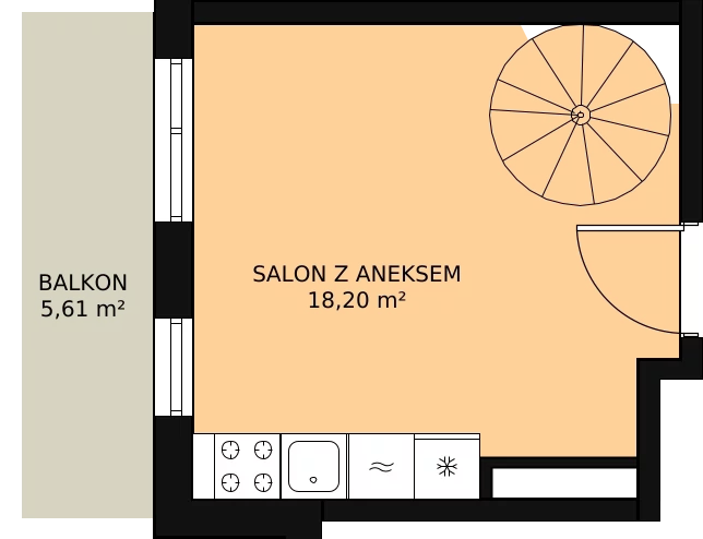 2 pokoje, mieszkanie 34,15 m², piętro 2, oferta nr 52, Mochtyńska, Warszawa, Białołęka, Kobiałka, ul. Mochtyńska 56