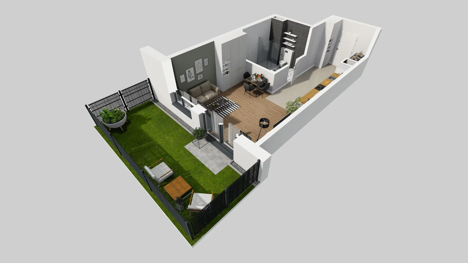 1 pokój, mieszkanie 39,38 m², parter, oferta nr A/2, Mokotów Sportowy 3, Warszawa, Mokotów, Augustówka, ul. Antoniewska