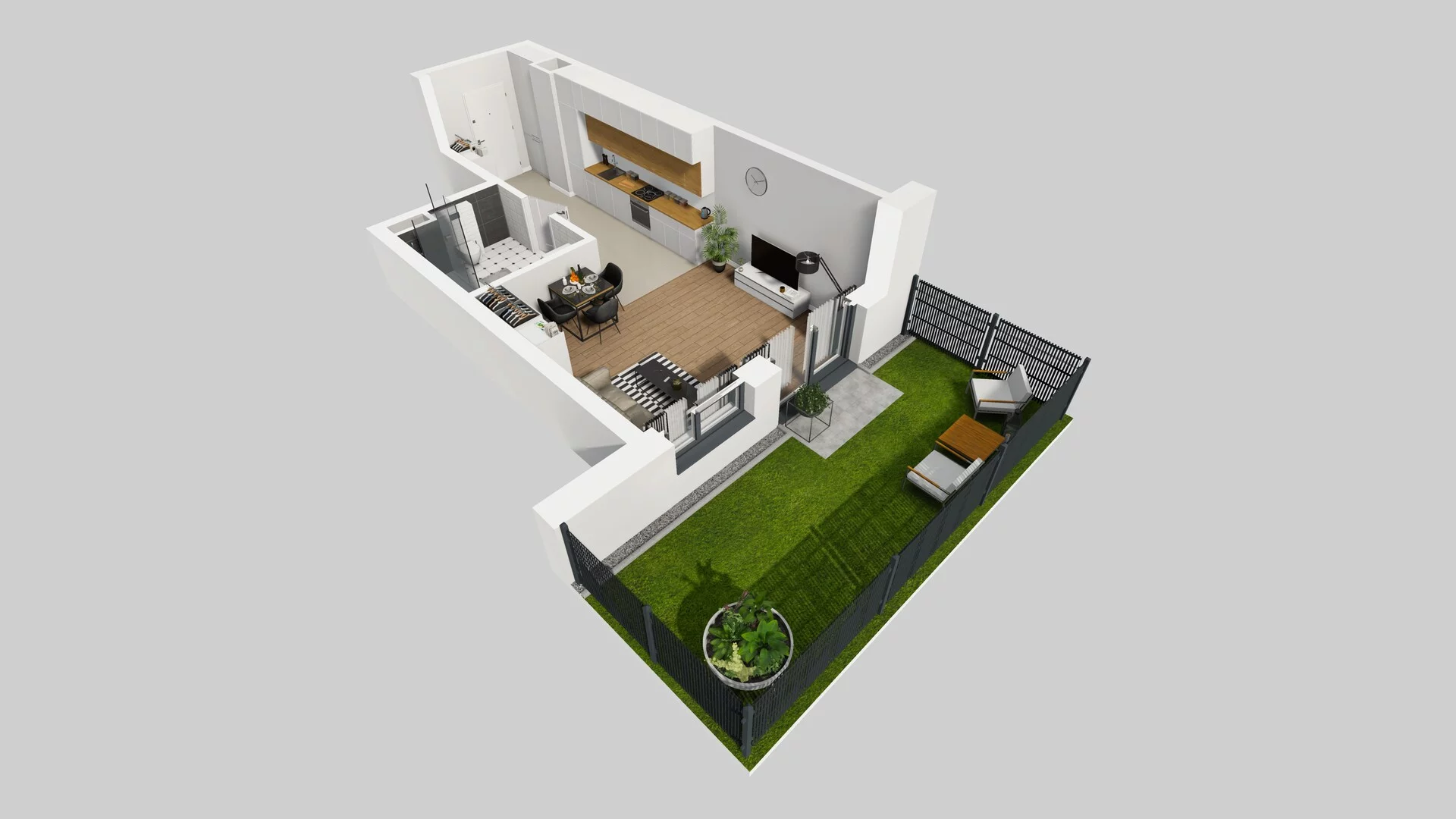 1 pokój, mieszkanie 39,38 m², parter, oferta nr A/2, Mokotów Sportowy 3, Warszawa, Mokotów, Augustówka, ul. Antoniewska