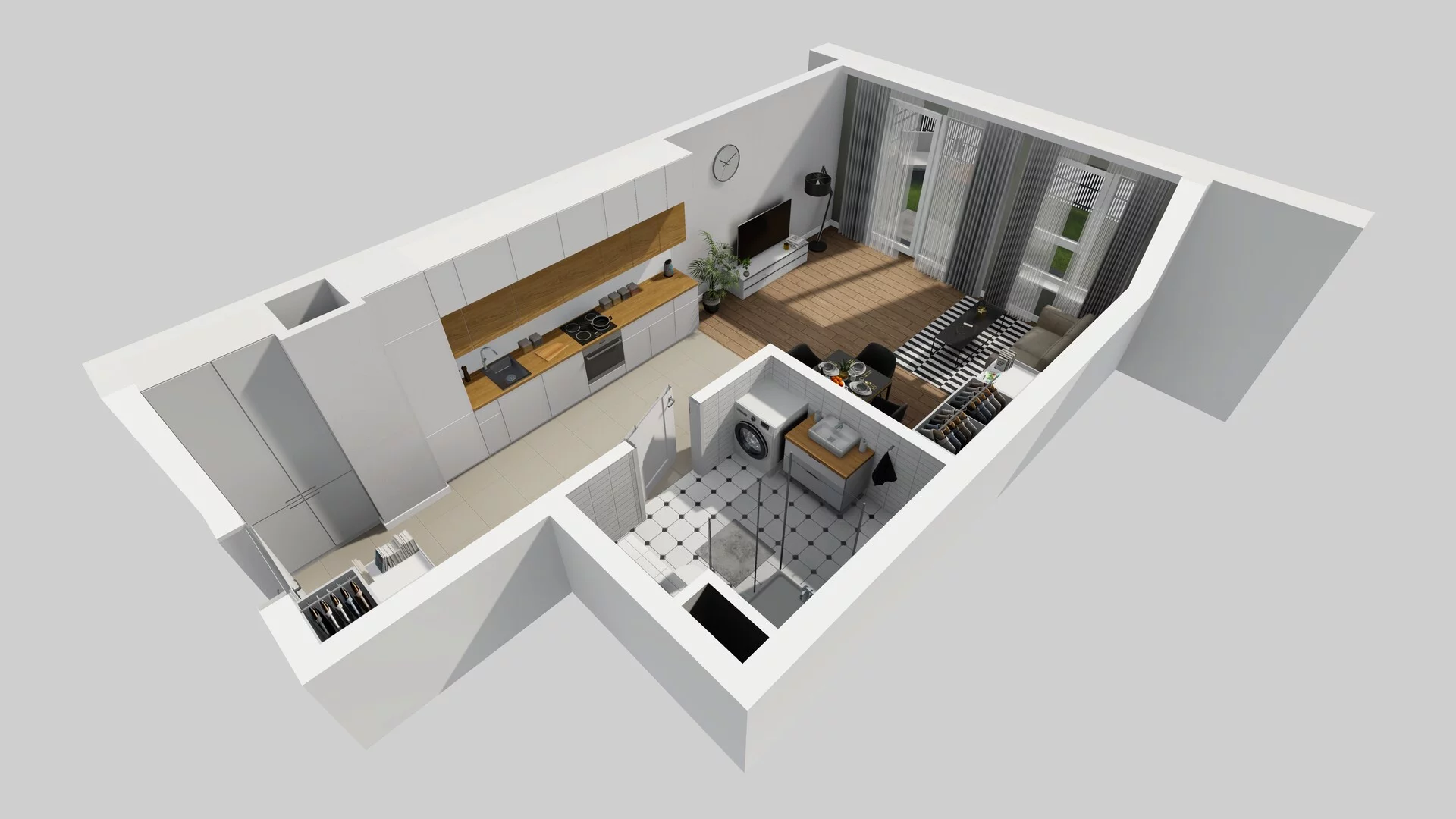 1 pokój, mieszkanie 39,38 m², parter, oferta nr A/2, Mokotów Sportowy 3, Warszawa, Mokotów, Augustówka, ul. Antoniewska