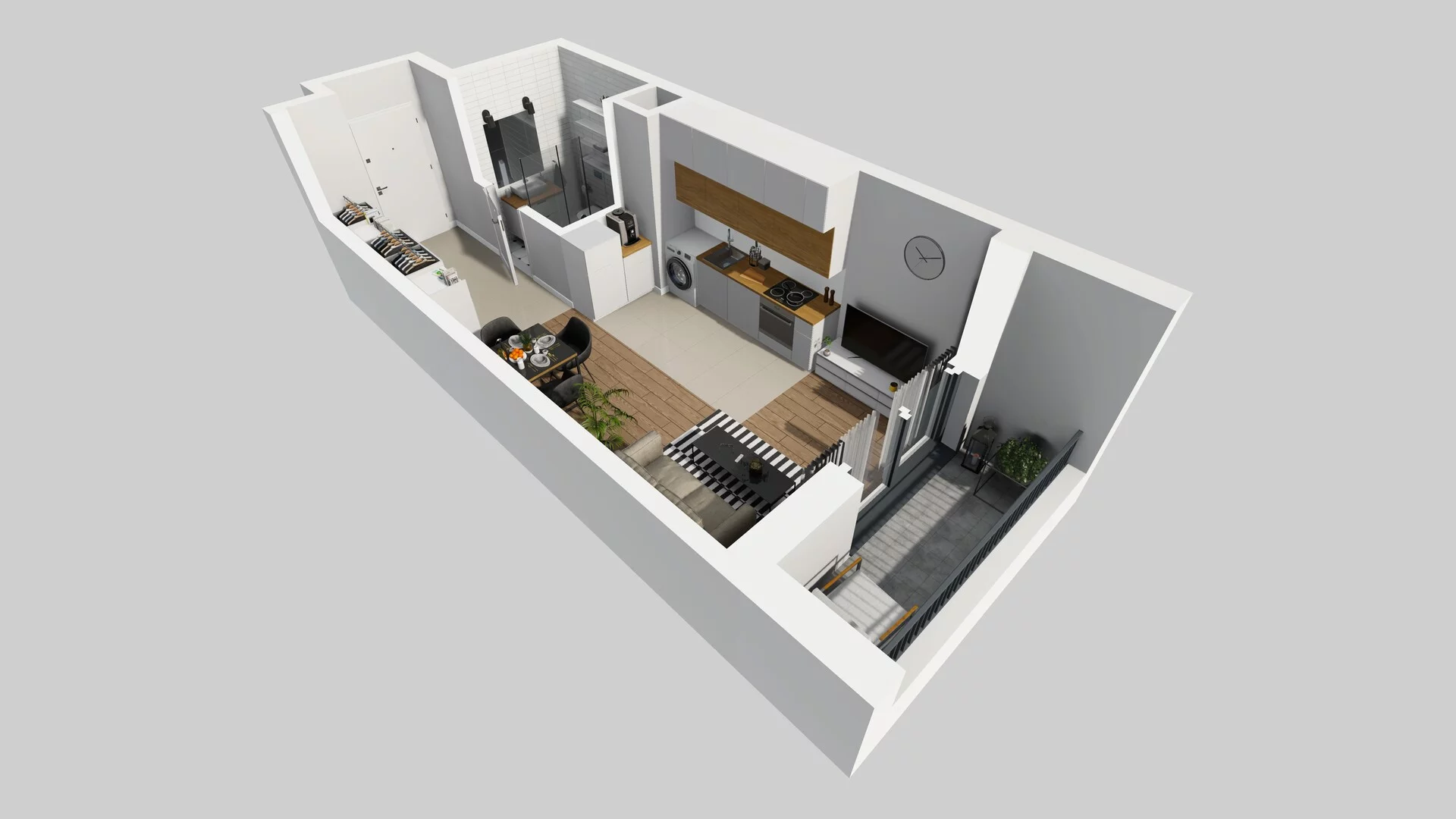 1 pokój, mieszkanie 27,94 m², piętro 1, oferta nr A/38, Mokotów Sportowy 3, Warszawa, Mokotów, Augustówka, ul. Antoniewska