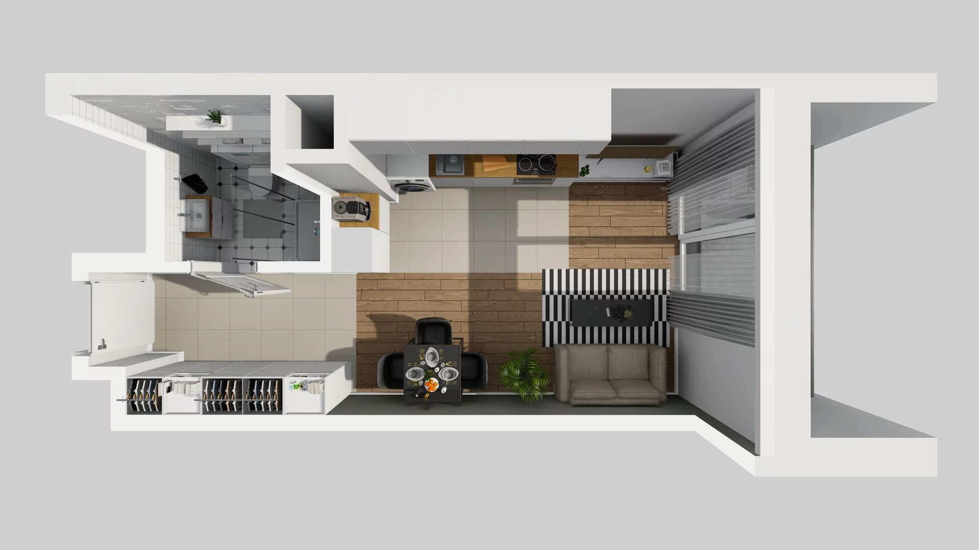 1 pokój, mieszkanie 27,94 m², piętro 2, oferta nr A/45, Mokotów Sportowy 3, Warszawa, Mokotów, Augustówka, ul. Antoniewska