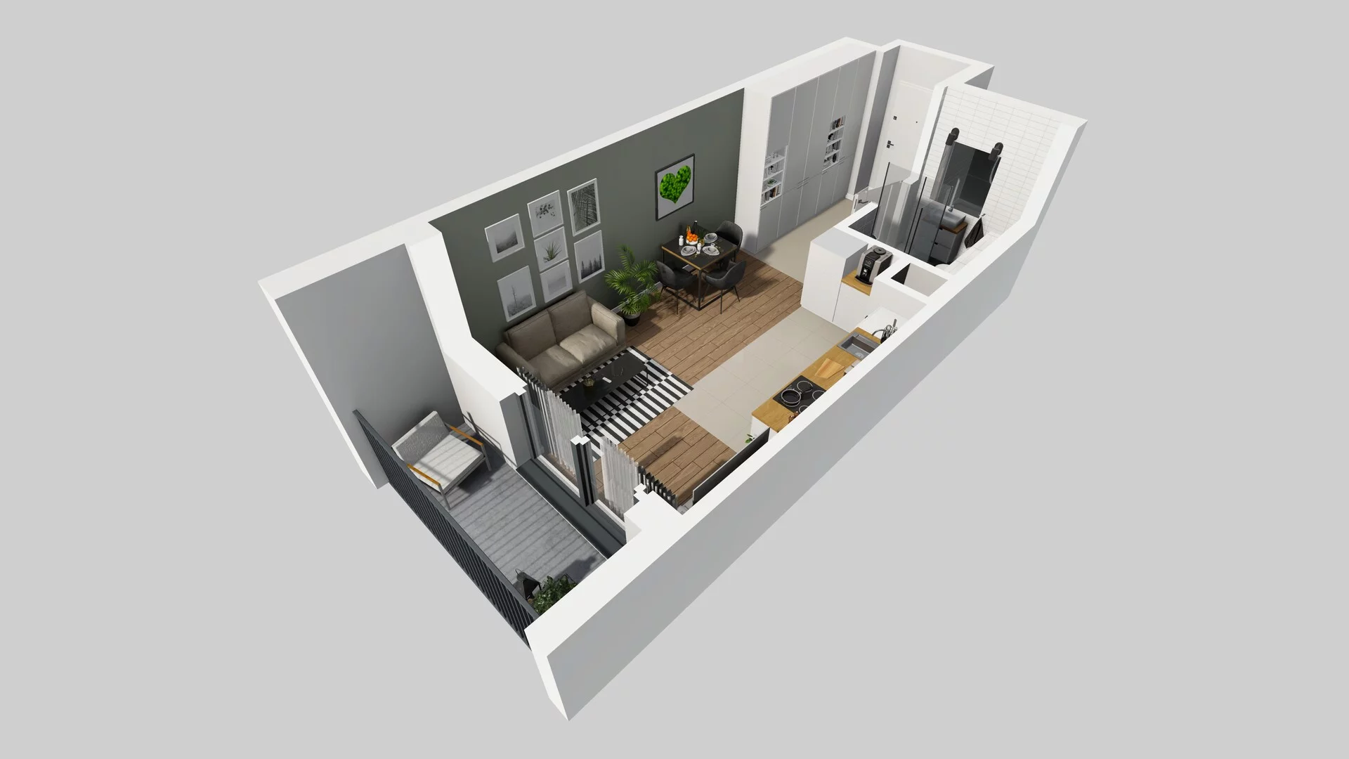 1 pokój, mieszkanie 27,94 m², piętro 2, oferta nr A/45, Mokotów Sportowy 3, Warszawa, Mokotów, Augustówka, ul. Antoniewska