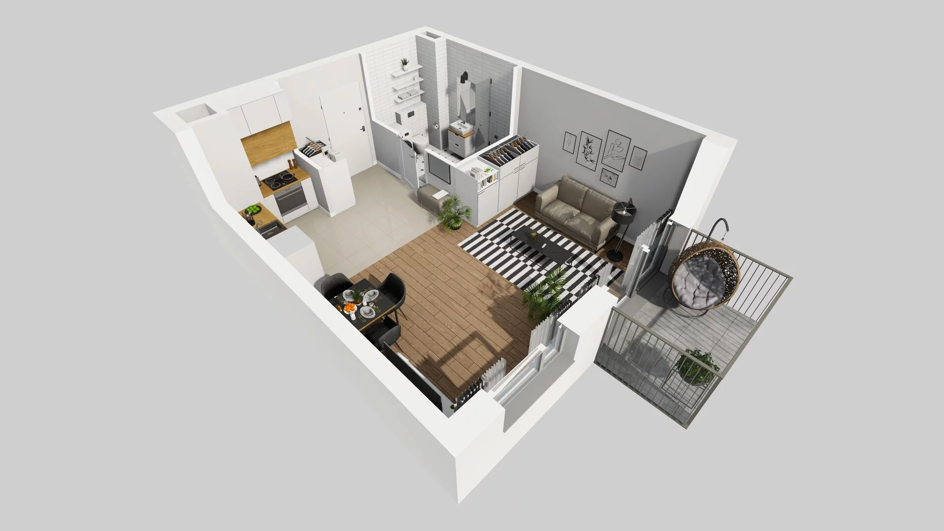 1 pokój, mieszkanie 35,30 m², piętro 4, oferta nr C/46, Mokotów Sportowy 1 B, Warszawa, Mokotów, Augustówka, ul. Antoniewska