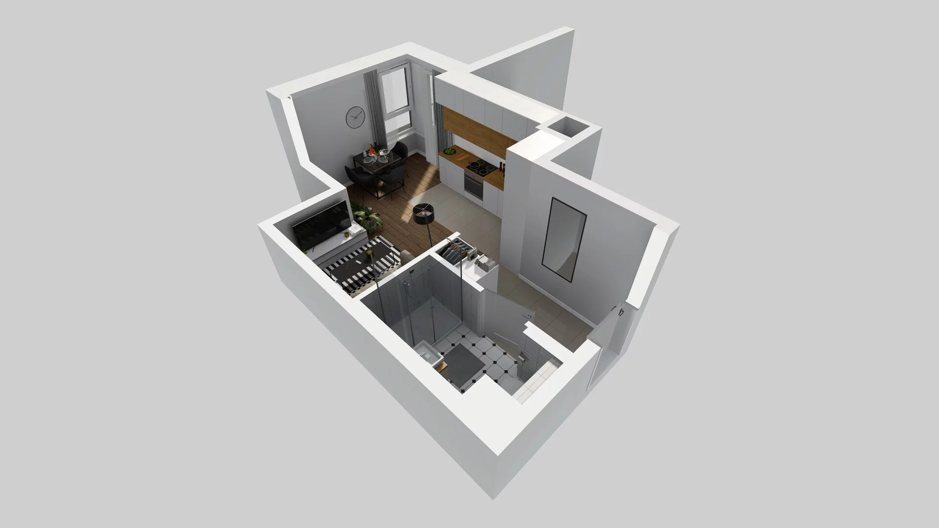 1 pokój, mieszkanie 25,43 m², piętro 4, oferta nr E/32, Mokotów Sportowy 1 B, Warszawa, Mokotów, Augustówka, ul. Antoniewska