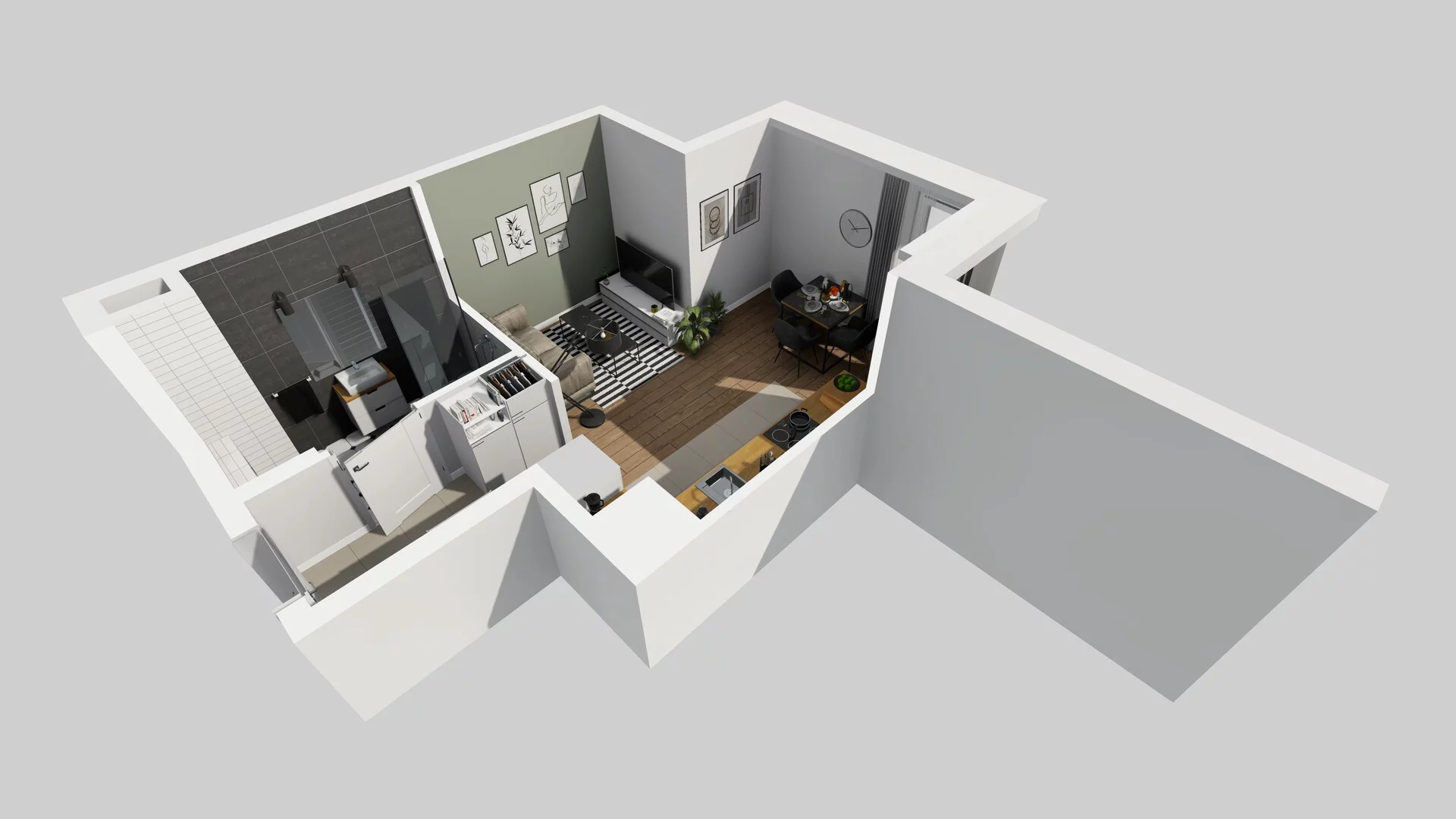 1 pokój, mieszkanie 25,43 m², piętro 4, oferta nr E/32, Mokotów Sportowy 1 B, Warszawa, Mokotów, Augustówka, ul. Antoniewska