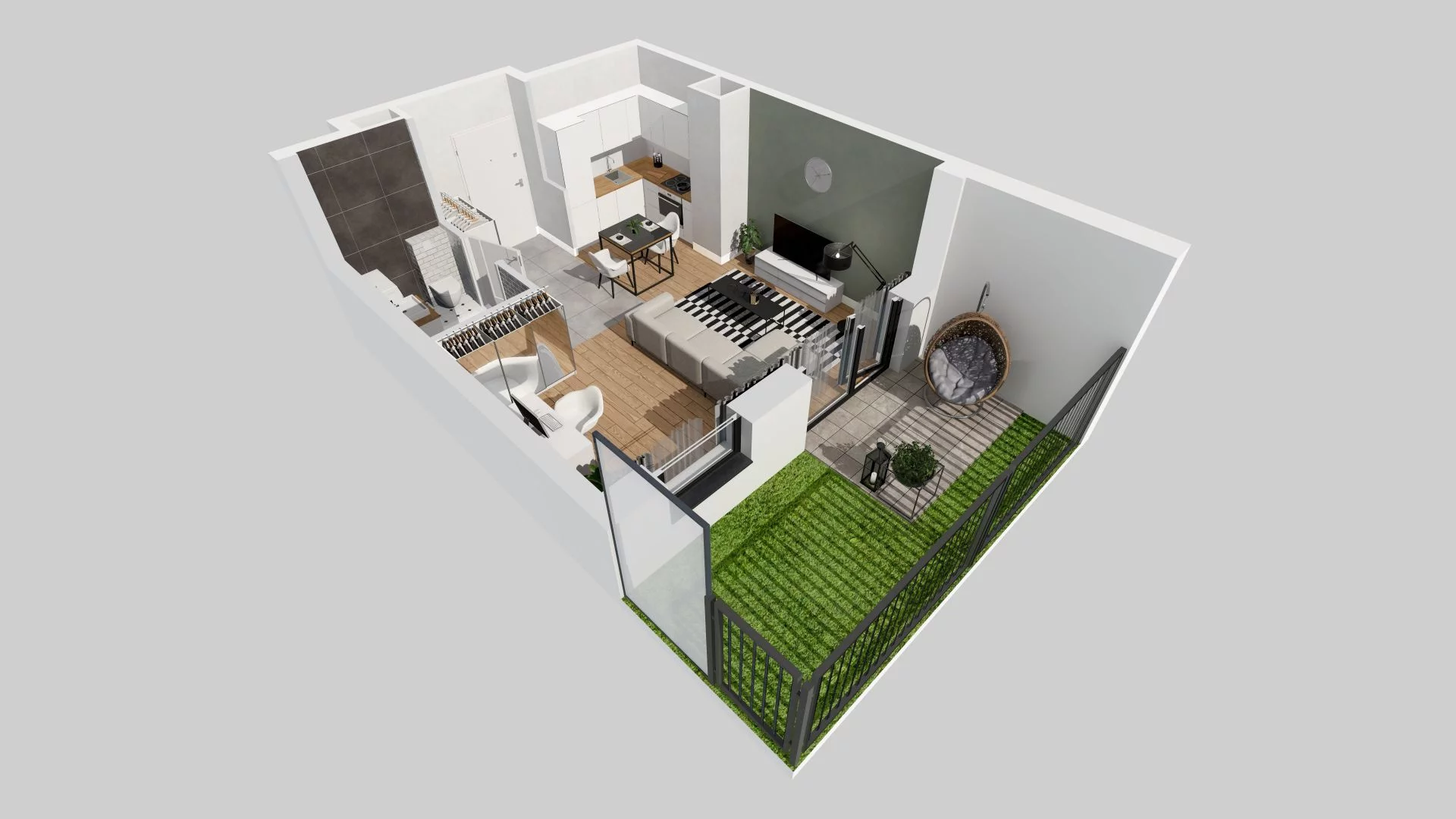 1 pokój, mieszkanie 31,69 m², parter, oferta nr A/1, Braniborska 80, Wrocław, Stare Miasto, ul. Braniborska 80